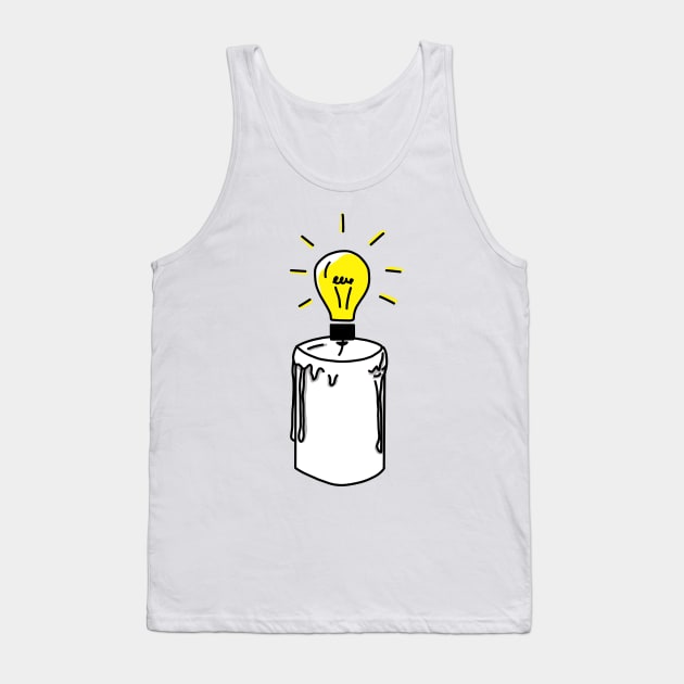 Candle light bulb Tank Top by Nezumi1998